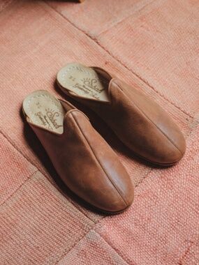 Sabah Fort Worth Brown Leather Baba — 7/7.5 (39)